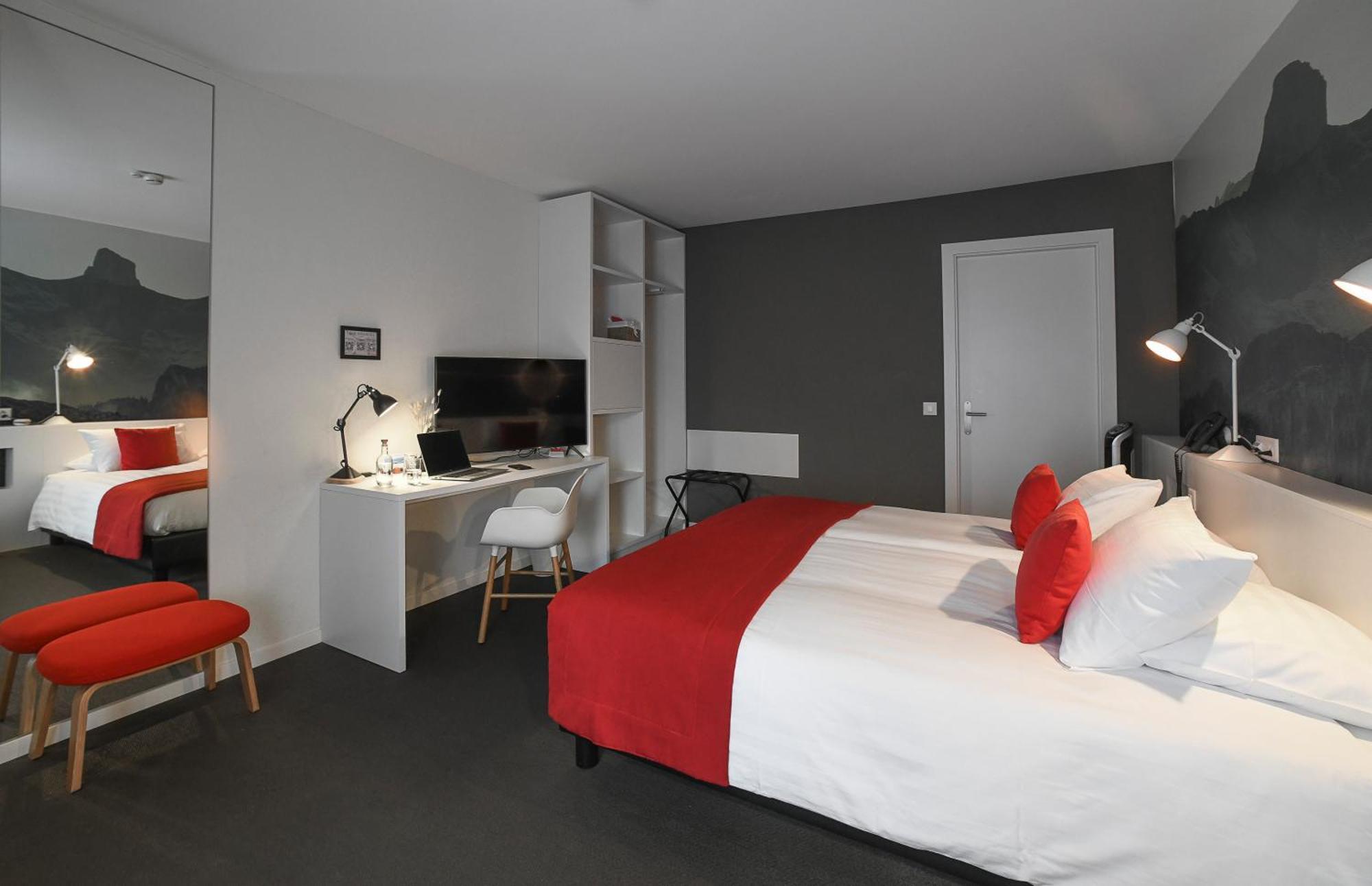 Home Swiss Hotel Ginebra Habitación foto