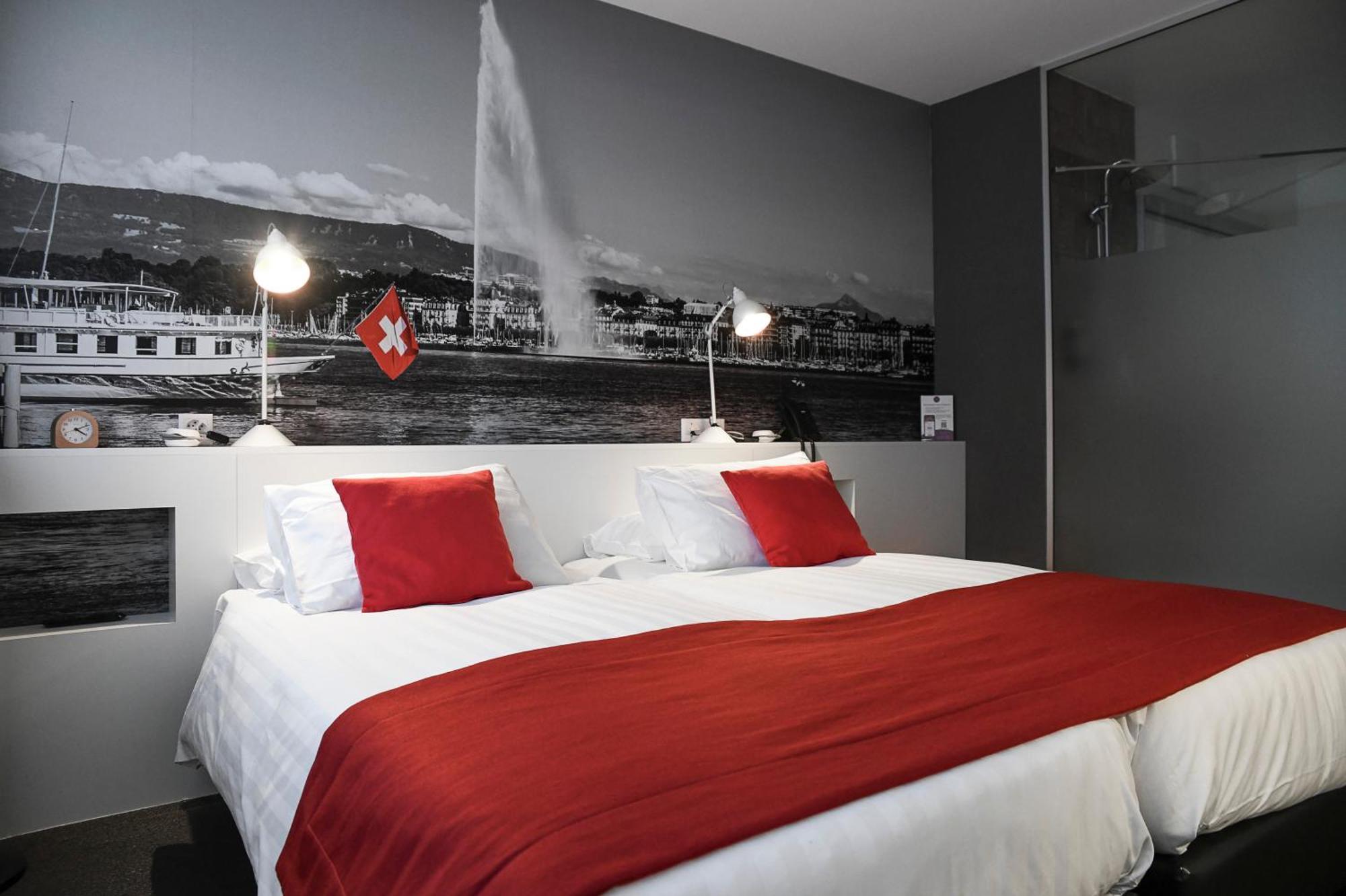 Home Swiss Hotel Ginebra Habitación foto